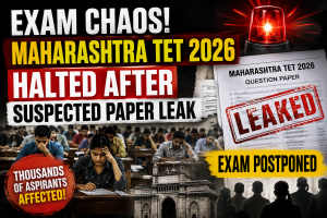 Exam Chaos! Maharashtra TET 2026 Halted After Suspected Paper Leak