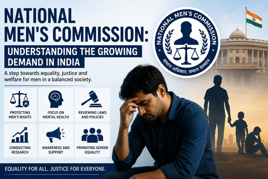 National Men's Commission: Understanding the Growing Demand in India