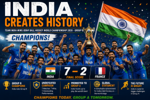 India Creates History