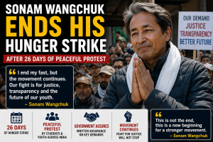 Sonam Wangchuk Ends His Hunger Strike