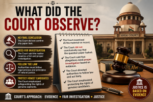 What Did the Court Observe?