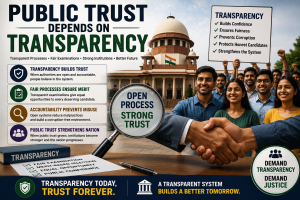 Public Trust Depends on Transparency