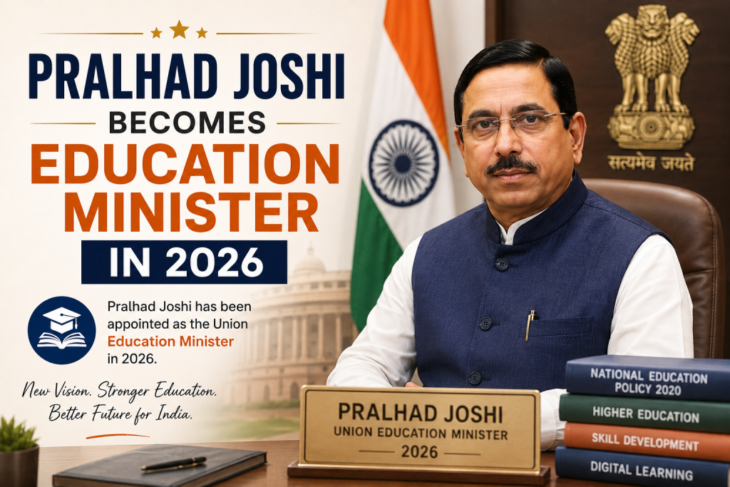 Pralhad Joshi Becomes Education Minister in 2026
